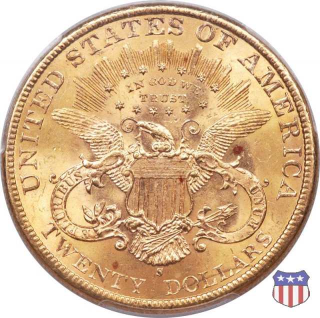 Liberty Head - Motto, TWENTY DOLLARS (1877-1907) 1899 (San Francisco)