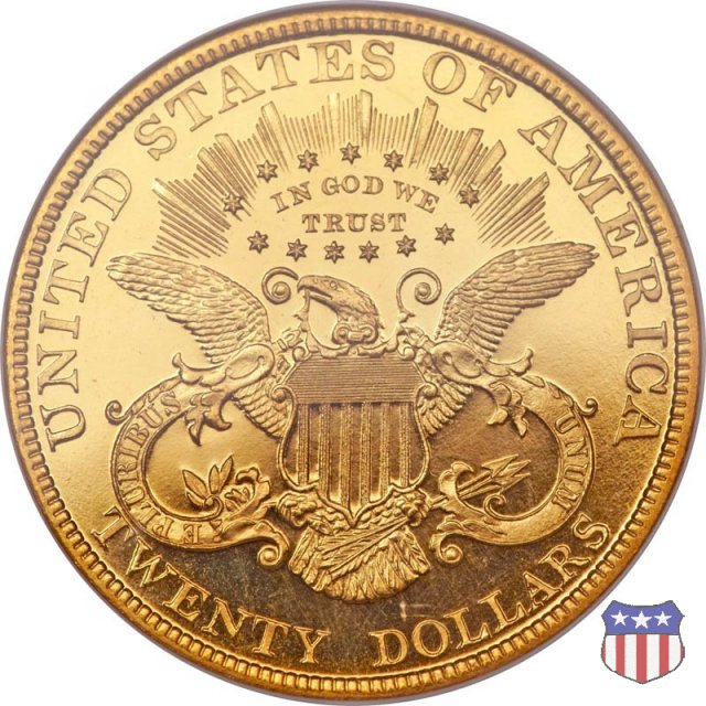 Liberty Head - Motto, TWENTY DOLLARS (1877-1907) 1900 (Philadelphia)