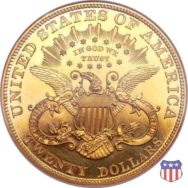 Liberty Head - Motto, TWENTY DOLLARS (1877-1907) 1901 (Philadelphia)