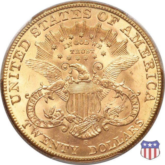 Liberty Head - Motto, TWENTY DOLLARS (1877-1907) 1903 (San Francisco)