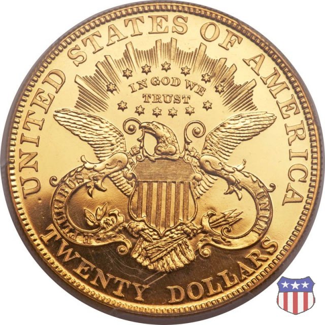 Liberty Head - Motto, TWENTY DOLLARS (1877-1907) 1905 (Philadelphia)