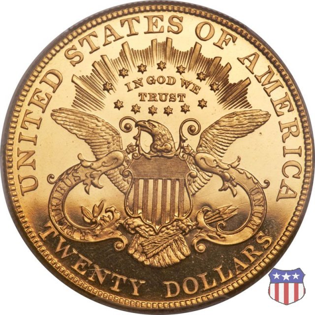 Liberty Head - Motto, TWENTY DOLLARS (1877-1907) 1907 (Philadelphia)