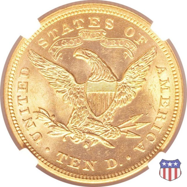 Liberty Head, Motto above Eagle (1866-1907) 1879 (San Francisco)