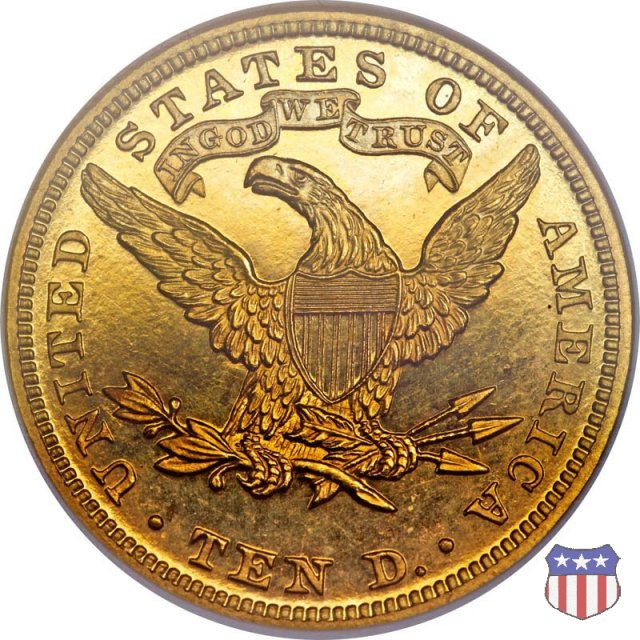 Liberty Head, Motto above Eagle (1866-1907) 1885 (Philadelphia)