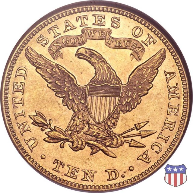 Liberty Head, Motto above Eagle (1866-1907) 1886 (Philadelphia)