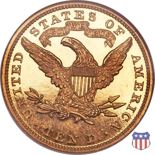 Liberty Head, Motto above Eagle (1866-1907) 1886 (Philadelphia)