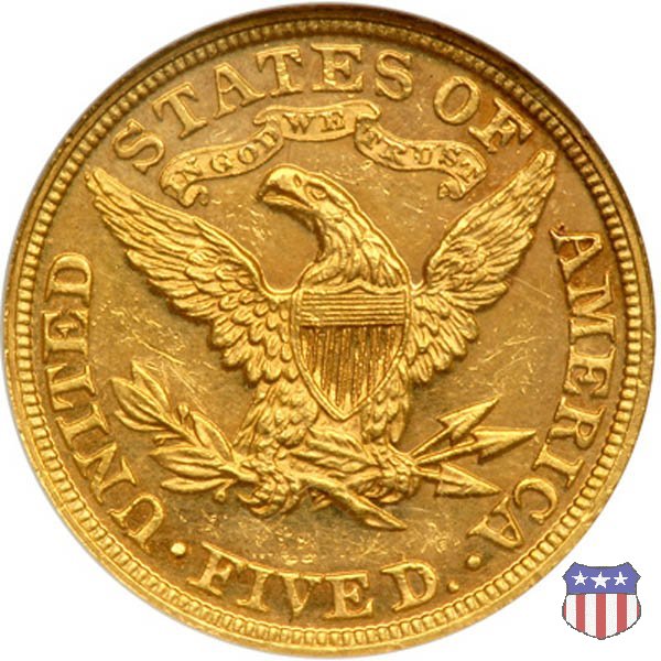 Liberty Head, Motto above Eagle (1866-1908) 1882 (Philadelphia)