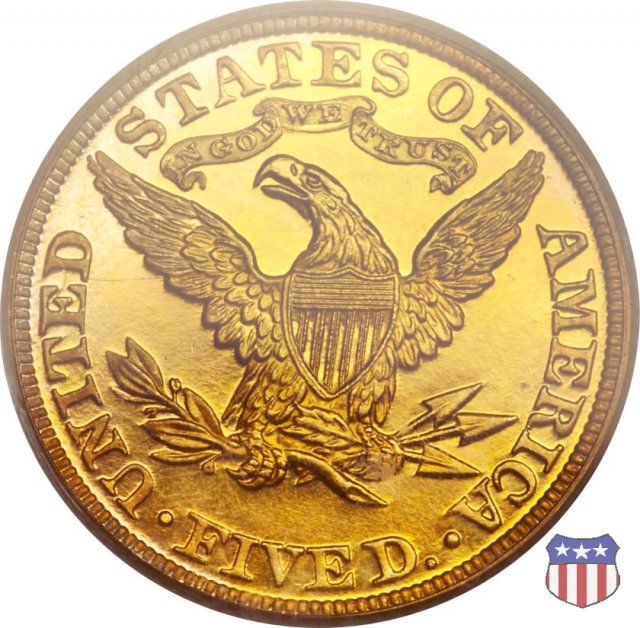 Liberty Head, Motto above Eagle (1866-1908) 1891 (Philadelphia)