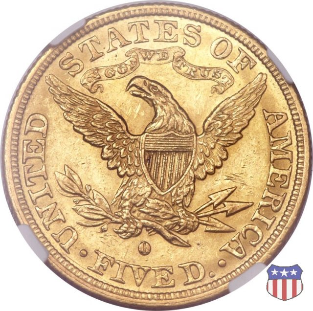 Liberty Head, Motto above Eagle (1866-1908) 1892 (New Orleans)