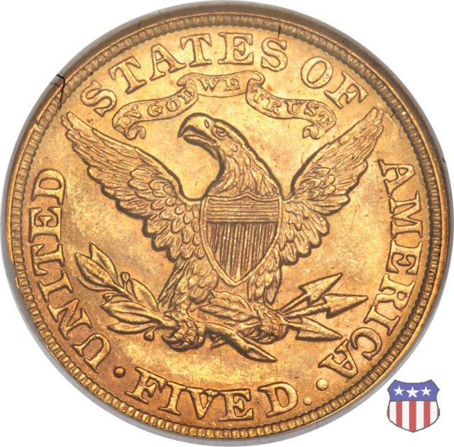 Liberty Head, Motto above Eagle (1866-1908) 1894 (Philadelphia)