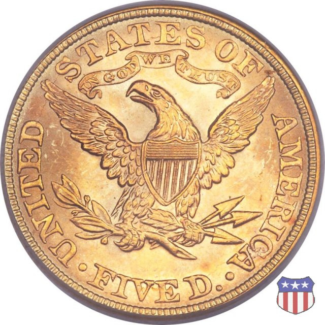 Liberty Head, Motto above Eagle (1866-1908) 1897 (Philadelphia)