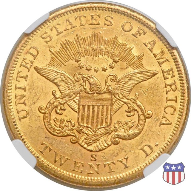 Liberty Head - No Motto (1849-1866) 1860 (San Francisco)