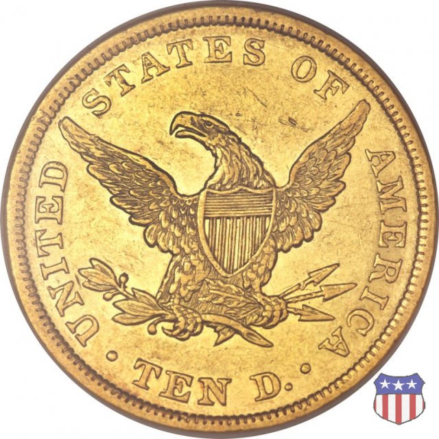 Liberty Head, No Motto Above Eagle (1838-1866) 1838 (Philadelphia)