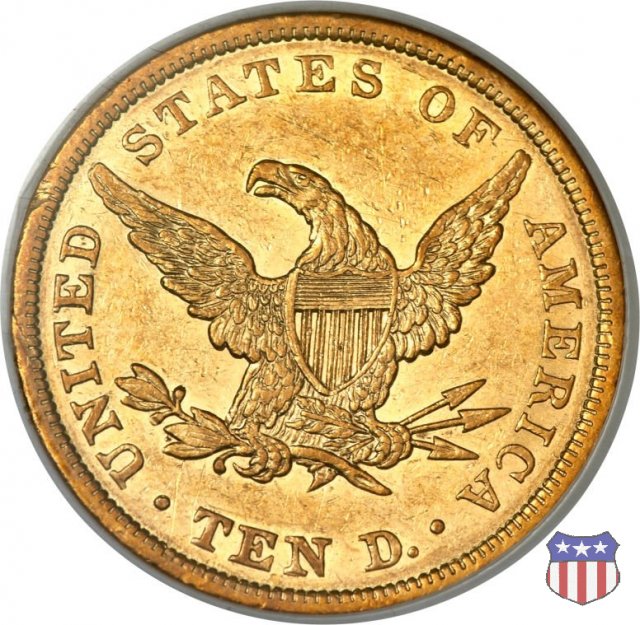 Liberty Head, No Motto Above Eagle (1838-1866) 1839 (Philadelphia)