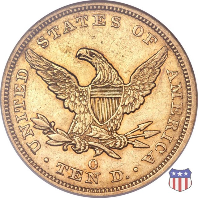 Liberty Head, No Motto Above Eagle (1838-1866) 1845 (New Orleans)