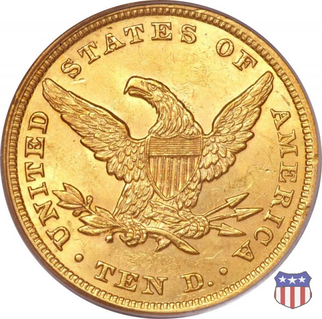 Liberty Head, No Motto Above Eagle (1838-1866) 1855 (Philadelphia)