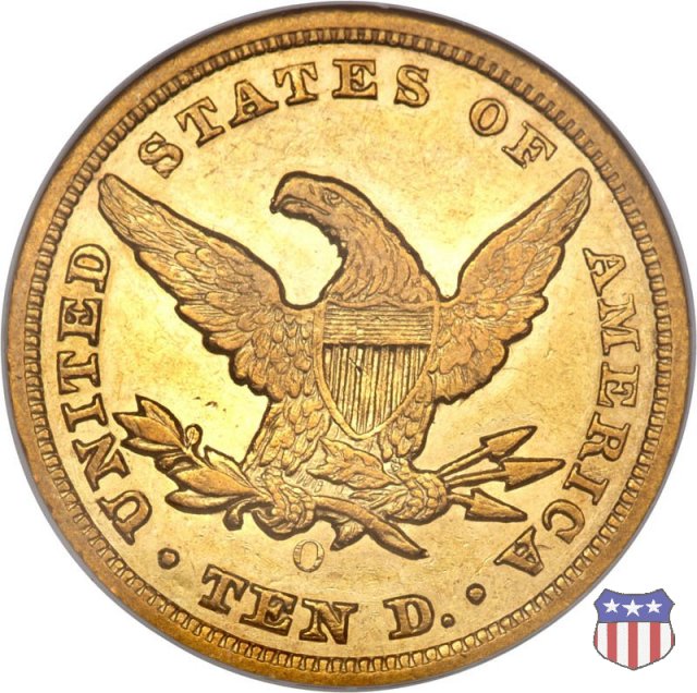 Liberty Head, No Motto Above Eagle (1838-1866) 1856 (New Orleans)