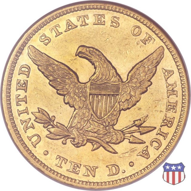 Liberty Head, No Motto Above Eagle (1838-1866) 1857 (Philadelphia)