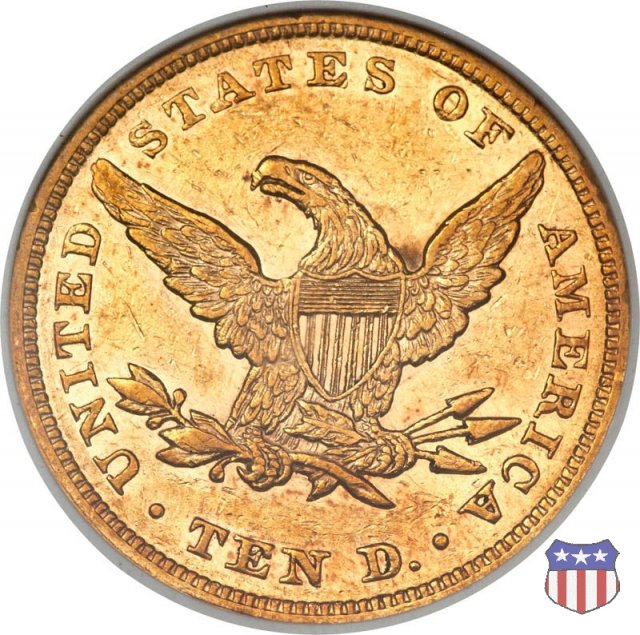 Liberty Head, No Motto Above Eagle (1838-1866) 1858 (Philadelphia)