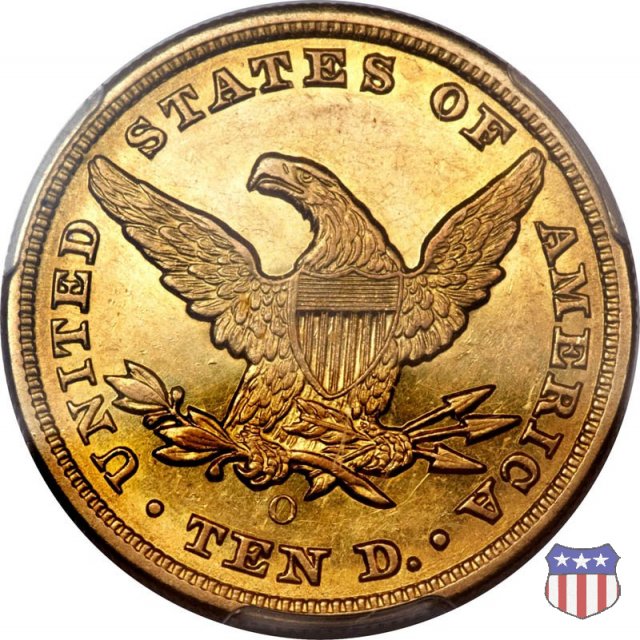 Liberty Head, No Motto Above Eagle (1838-1866) 1858 (New Orleans)