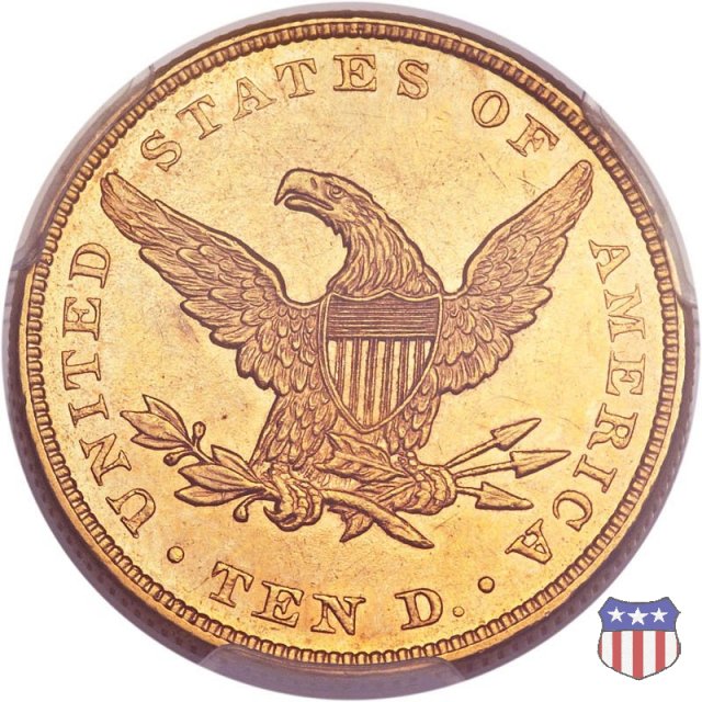 Liberty Head, No Motto Above Eagle (1838-1866) 1859 (Philadelphia)