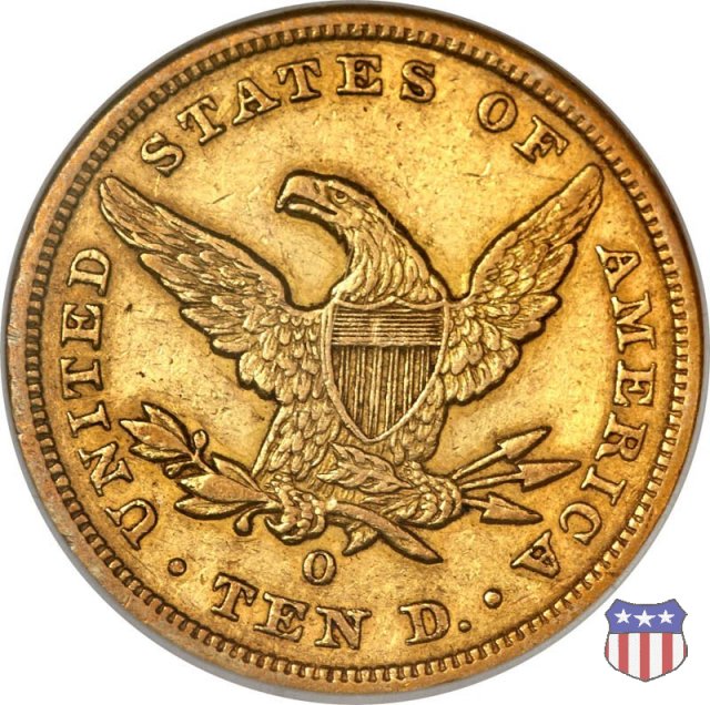 Liberty Head, No Motto Above Eagle (1838-1866) 1859 (New Orleans)