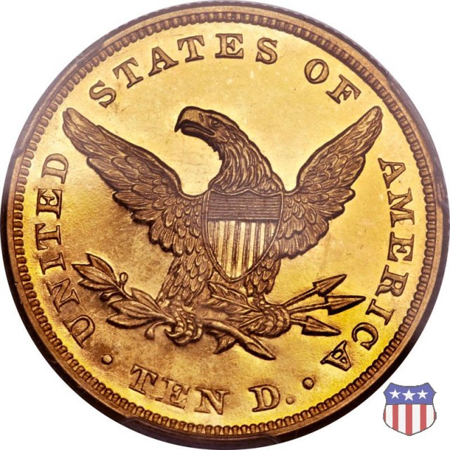 Liberty Head, No Motto Above Eagle (1838-1866) 1860 (Philadelphia)