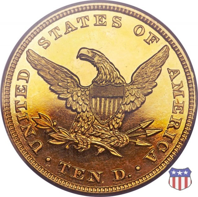 Liberty Head, No Motto Above Eagle (1838-1866) 1861 (Philadelphia)