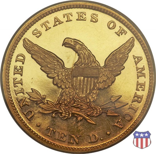 Liberty Head, No Motto Above Eagle (1838-1866) 1863 (Philadelphia)