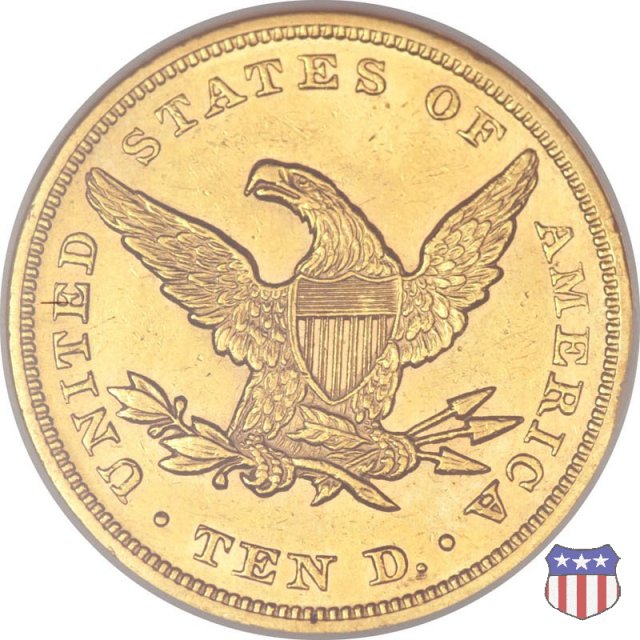Liberty Head, No Motto Above Eagle (1838-1866) 1864 (Philadelphia)