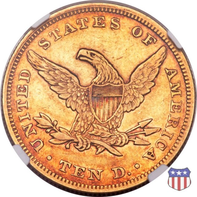 Liberty Head, No Motto Above Eagle (1838-1866) 1865 (Philadelphia)