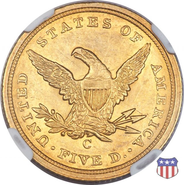 Liberty Head, No Motto above Eagle (1839-1866) 1840 (Charlotte)