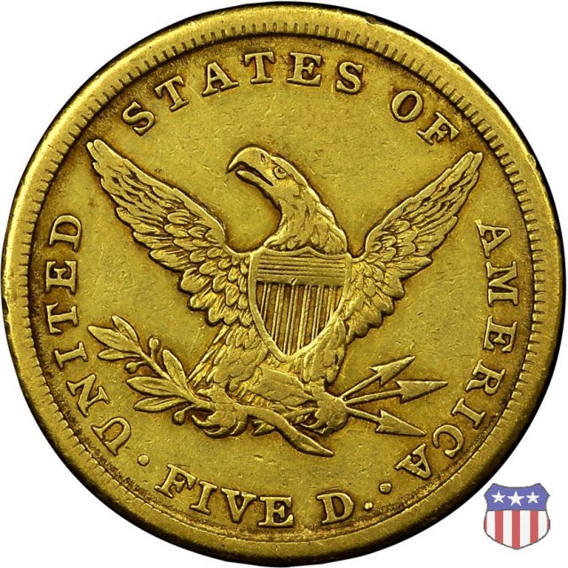 Liberty Head, No Motto above Eagle (1839-1866) 1840 (Philadelphia)