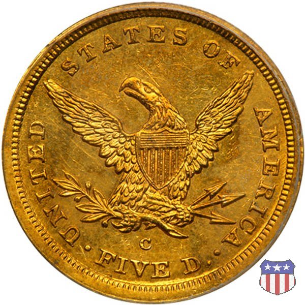 Liberty Head, No Motto above Eagle (1839-1866) 1841 (Charlotte)