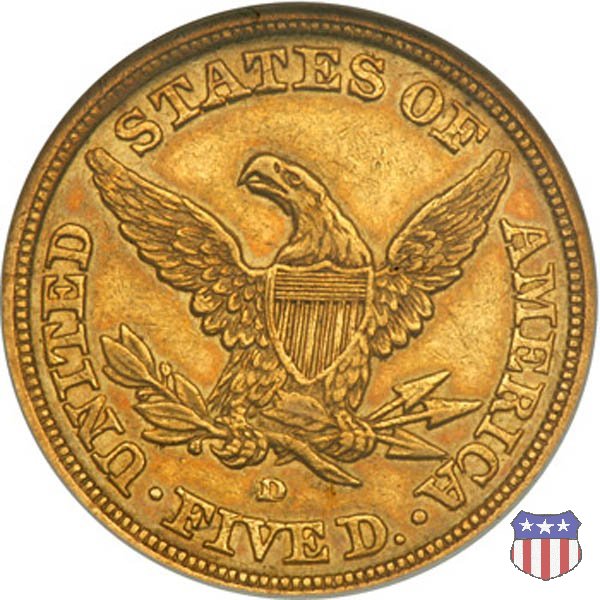 Liberty Head, No Motto above Eagle (1839-1866) 1842 (Dahlonega)
