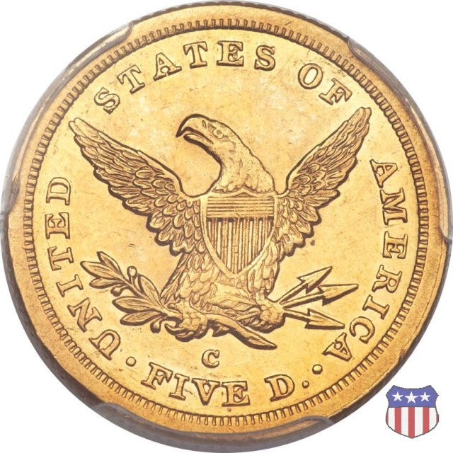 Liberty Head, No Motto above Eagle (1839-1866) 1843 (Charlotte)