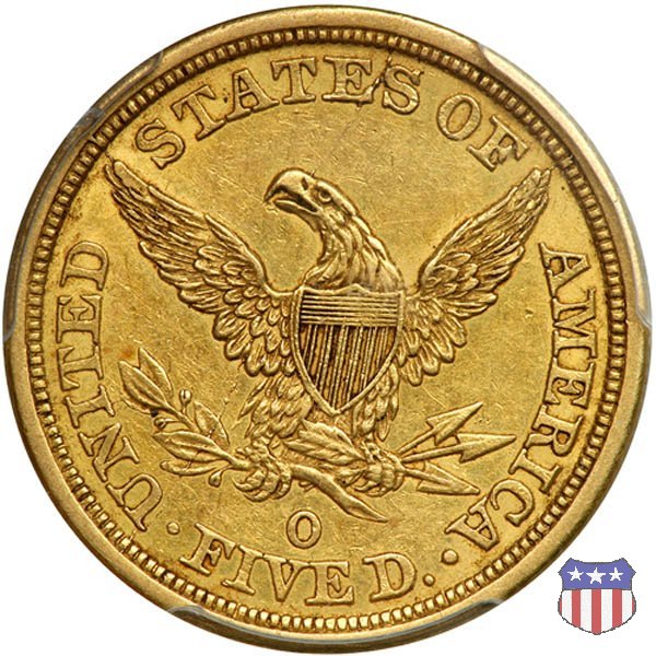 Liberty Head, No Motto above Eagle (1839-1866) 1844 (New Orleans)