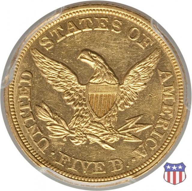 Liberty Head, No Motto above Eagle (1839-1866) 1845 (Philadelphia)