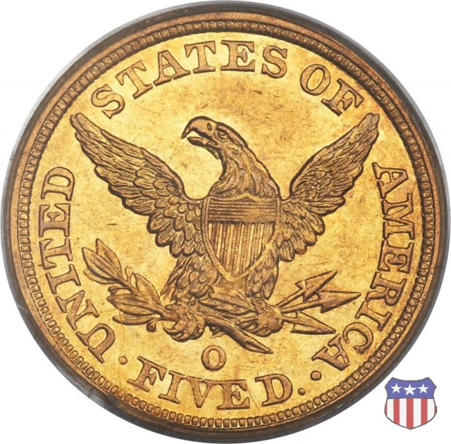 Liberty Head, No Motto above Eagle (1839-1866) 1845 (New Orleans)