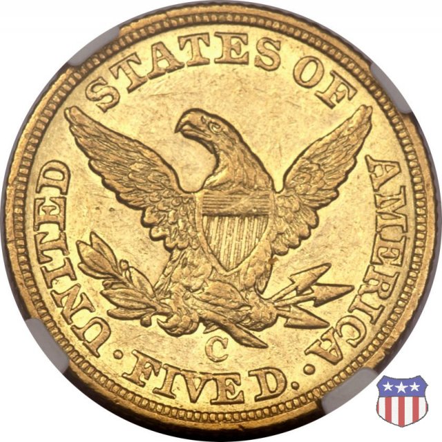 Liberty Head, No Motto above Eagle (1839-1866) 1847 (Charlotte)