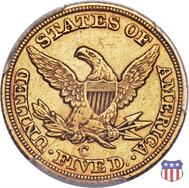 Liberty Head, No Motto above Eagle (1839-1866) 1849 (Charlotte)