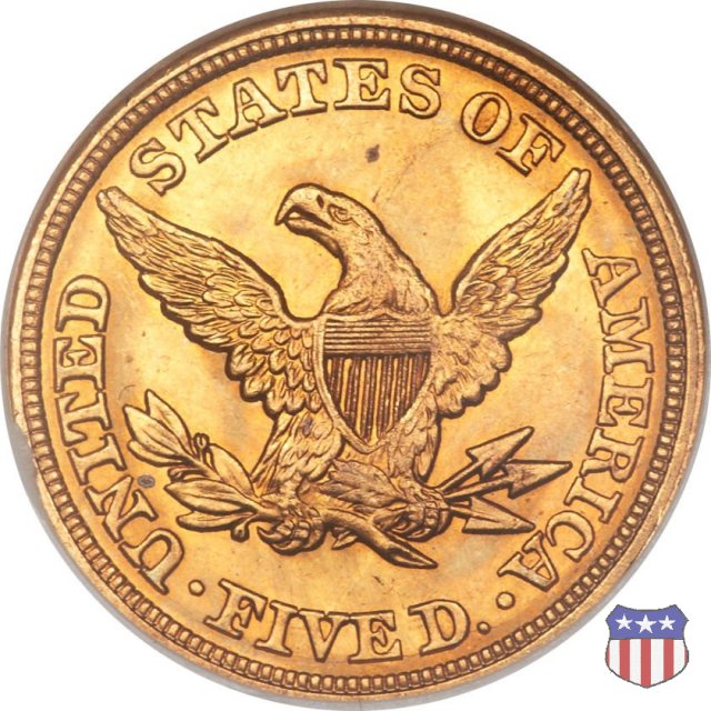 Liberty Head, No Motto above Eagle (1839-1866) 1850 (Philadelphia)