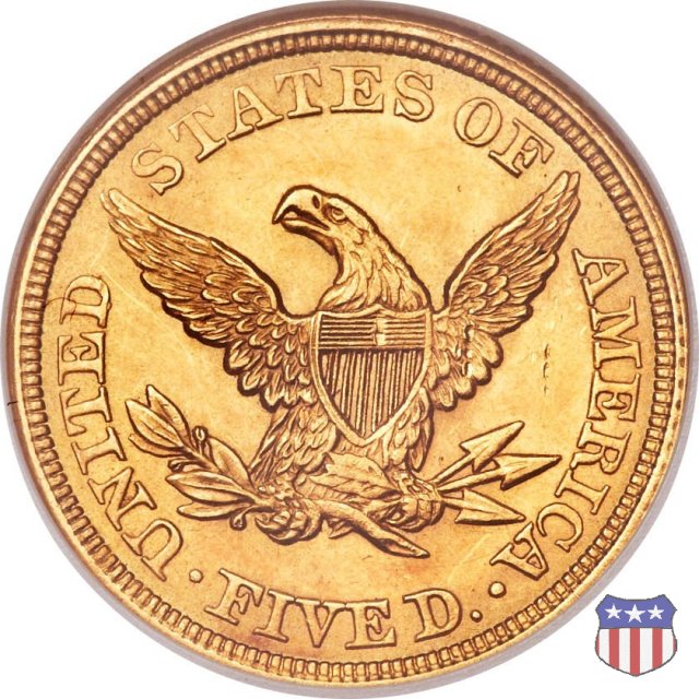 Liberty Head, No Motto above Eagle (1839-1866) 1851 (Philadelphia)