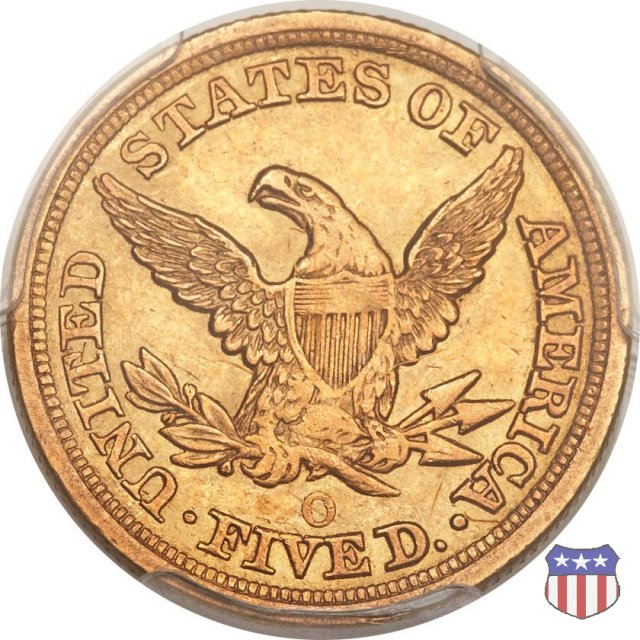 Liberty Head, No Motto above Eagle (1839-1866) 1851 (New Orleans)