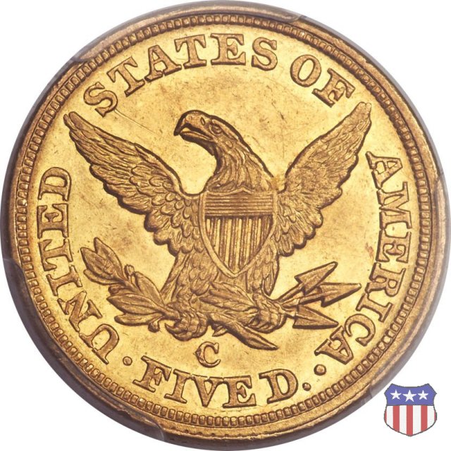 Liberty Head, No Motto above Eagle (1839-1866) 1852 (Charlotte)