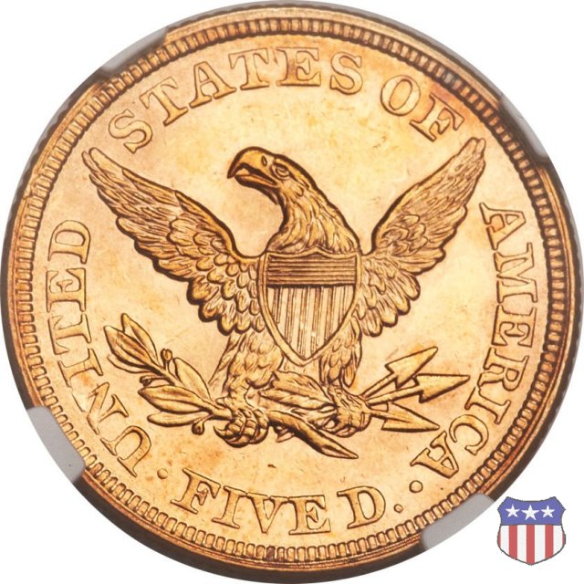 Liberty Head, No Motto above Eagle (1839-1866) 1853 (Philadelphia)