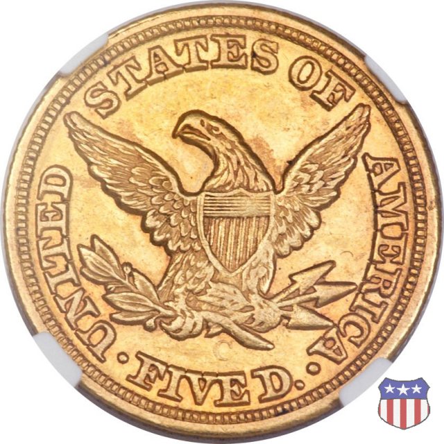 Liberty Head, No Motto above Eagle (1839-1866) 1854 (Charlotte)