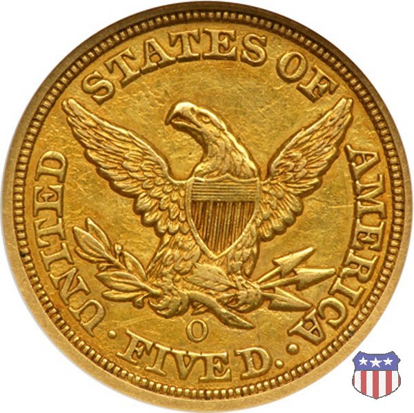 Liberty Head, No Motto above Eagle (1839-1866) 1854 (New Orleans)