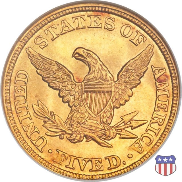 Liberty Head, No Motto above Eagle (1839-1866) 1856 (Philadelphia)