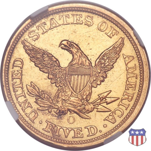 Liberty Head, No Motto above Eagle (1839-1866) 1856 (New Orleans)